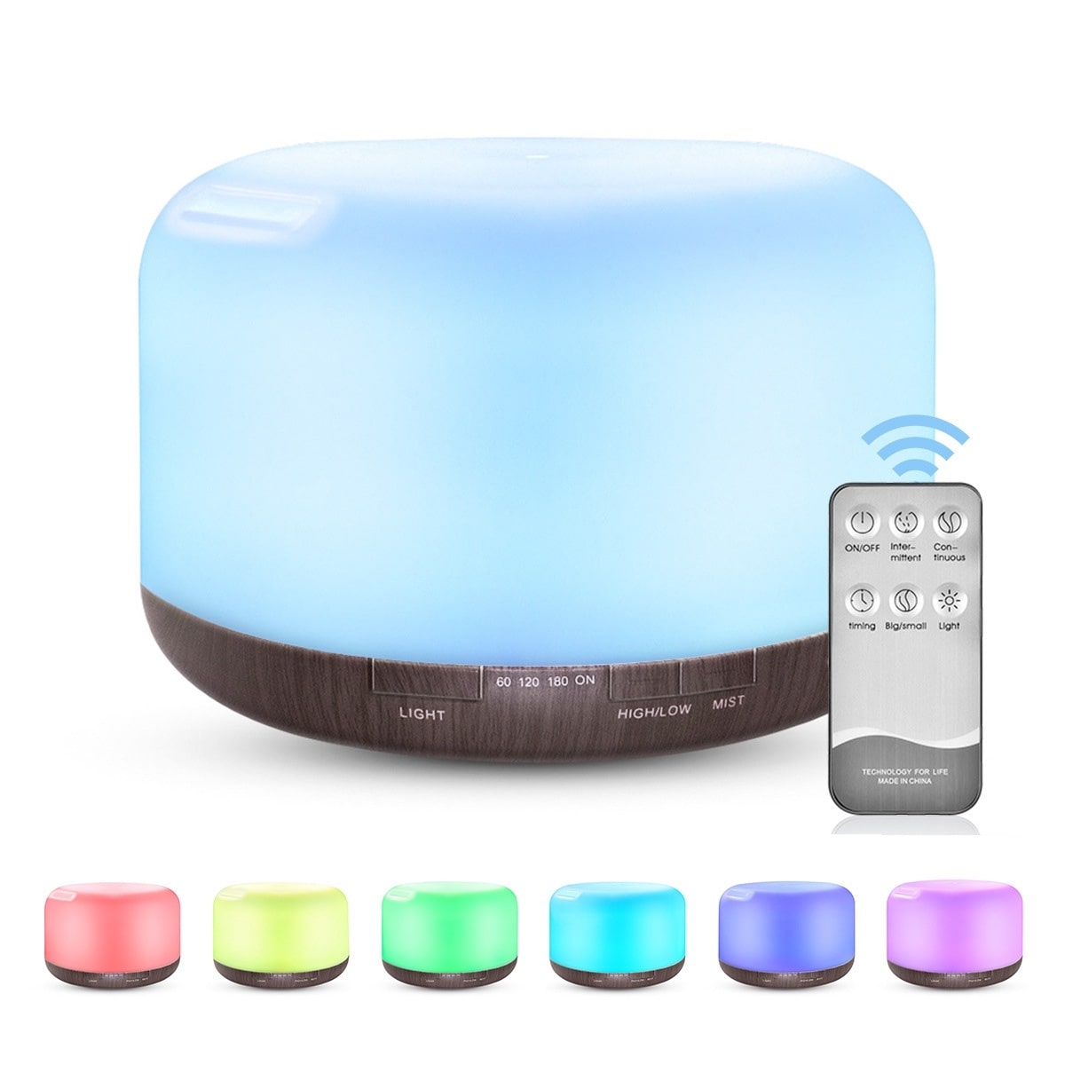 500ml Color-Changing Aromatherapy Diffuser