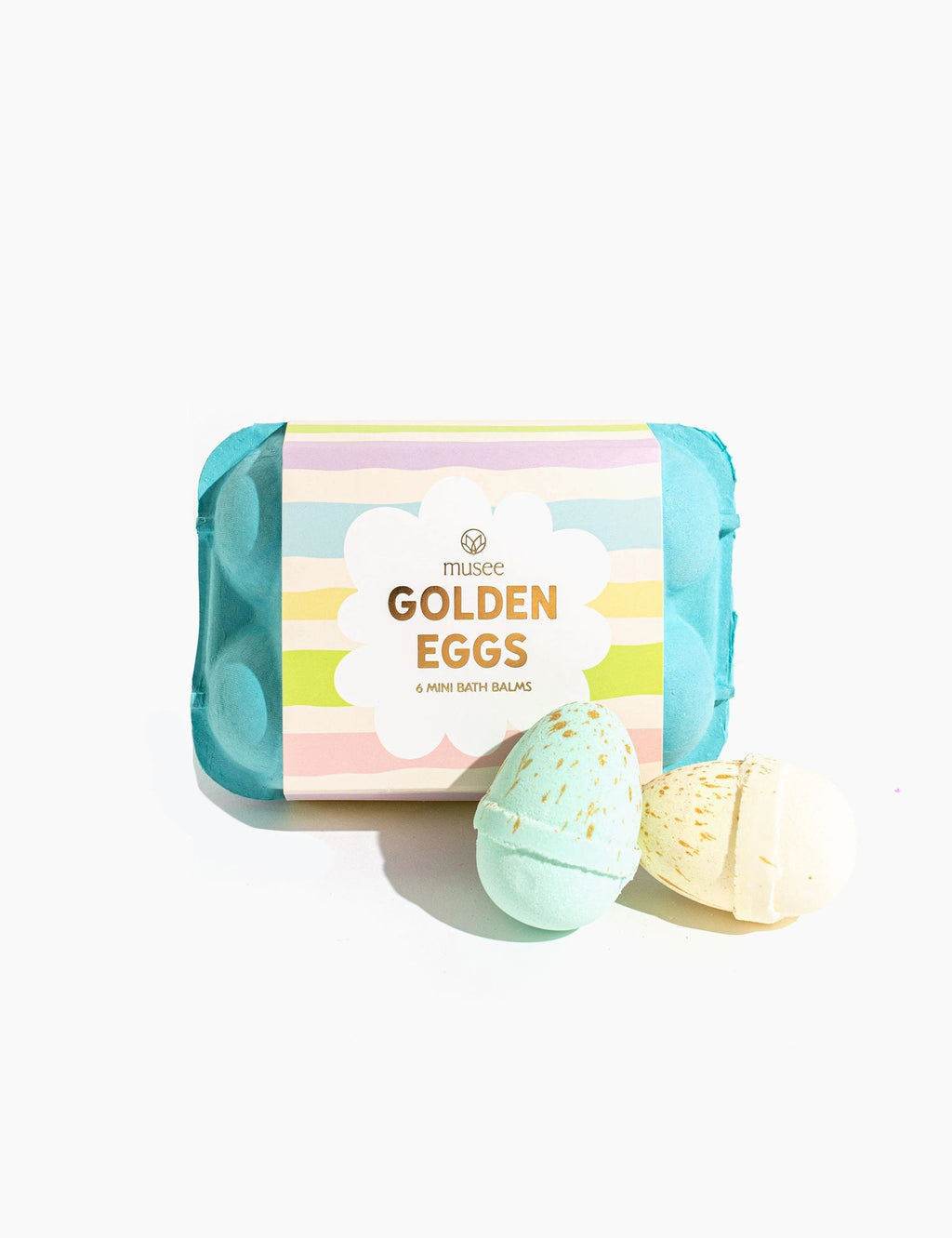 Mini Self-Care Gift Bundle – blue golden egg bath bombs