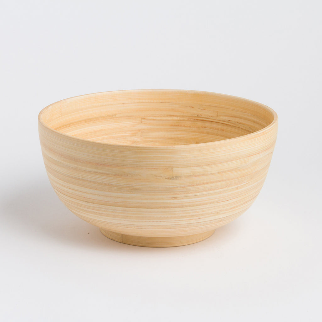 TCHON Large Bamboo Salad Bowl