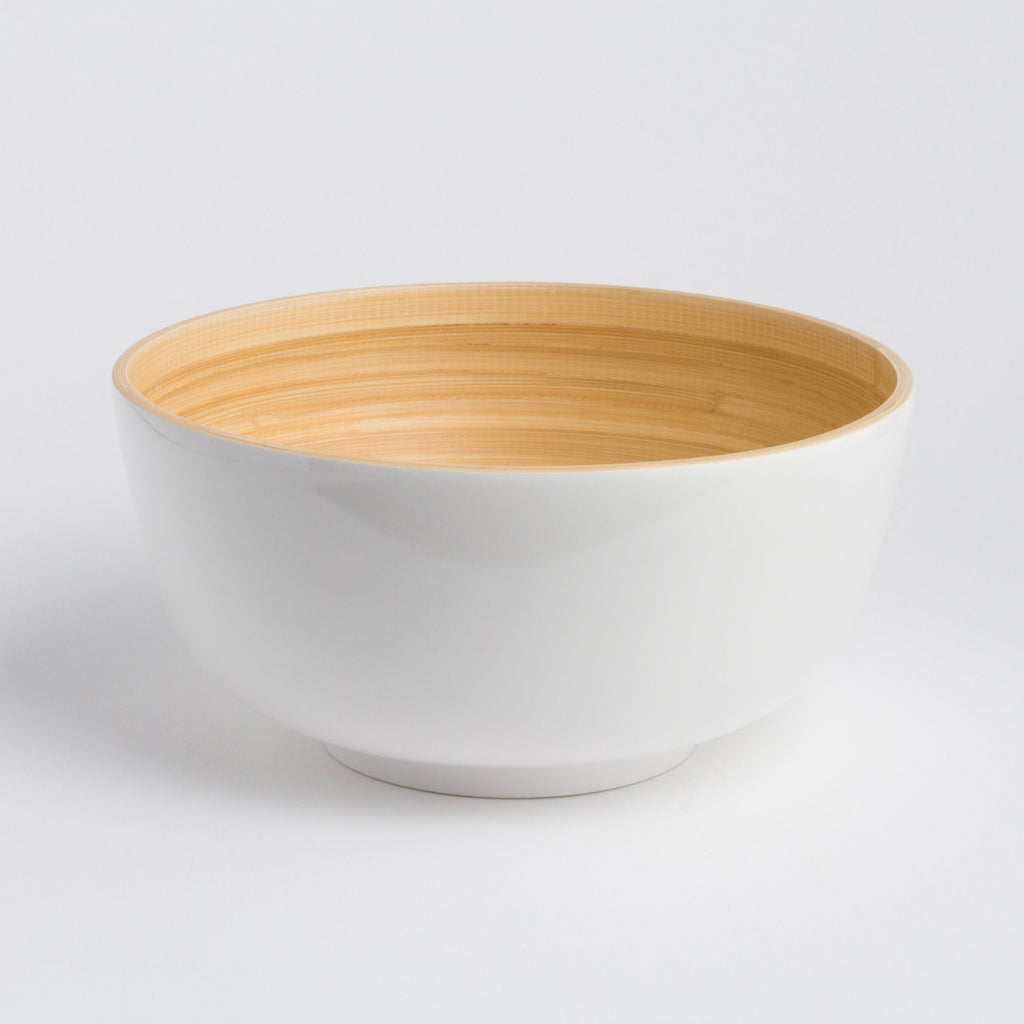 TCHON Large Bamboo Salad Bowl
