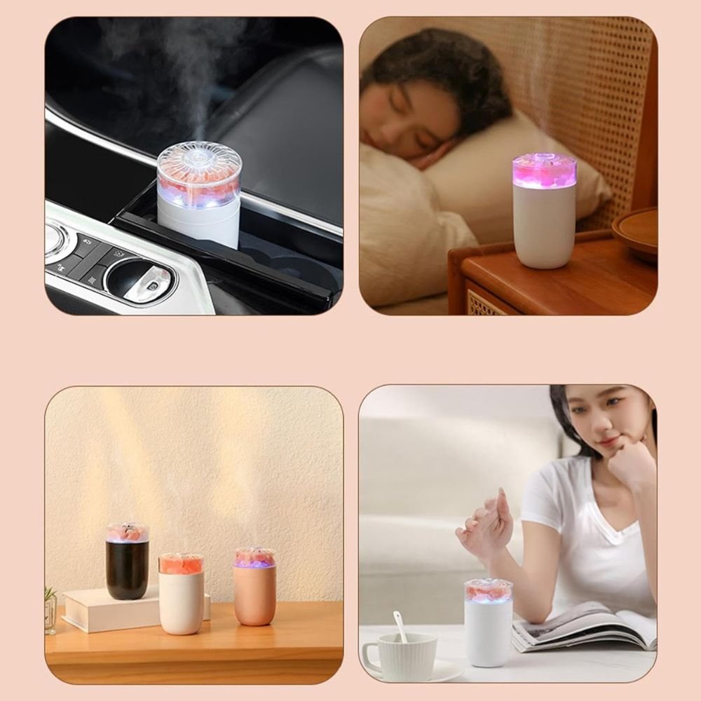 Crystal Salt Stone Essential Oil Diffuser